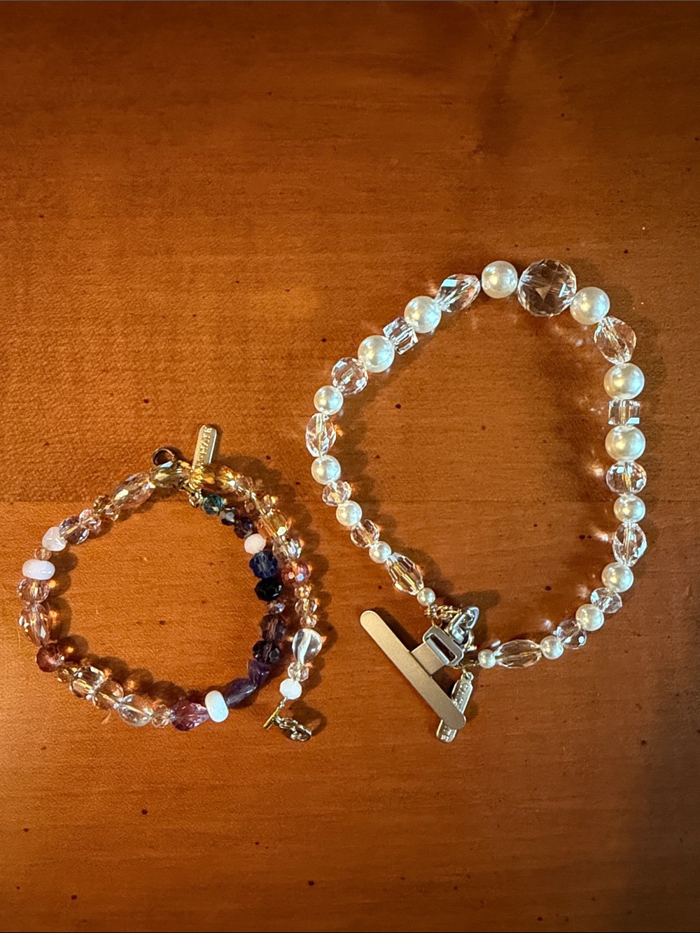 Pearl and Crystal Beaded Phone Wrist straps (2)